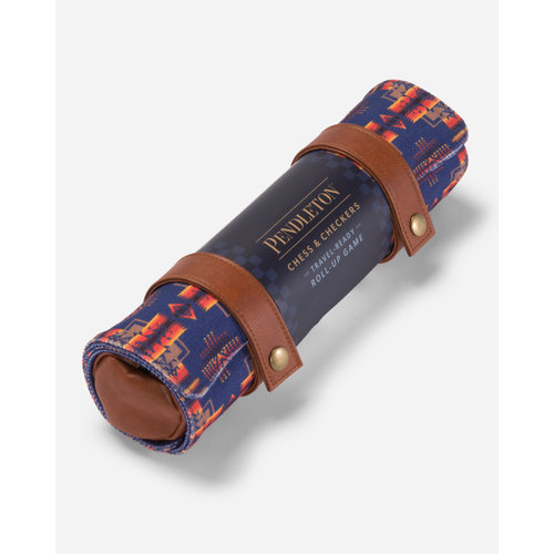 Pendleton Pendleton Chess & Checker Set: Travel-Ready Roll-Up Game Pendleton Pendleton Chess & Checker Set: Travel-Ready Roll-Up Game