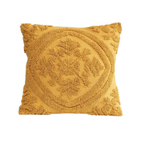 18" Square Cotton Chenille Pillow