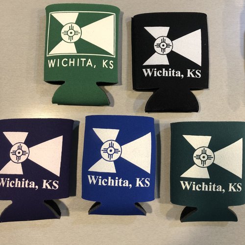  The Workroom WIchita Flag Coozie 