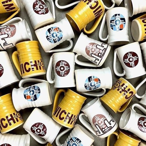  IS Art Handcrafted Ceramic Wichita Mug 