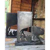 Metal Bison Cut-out