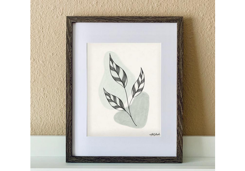  made by nat Made by Nat "Calm Leaves 1" Print 