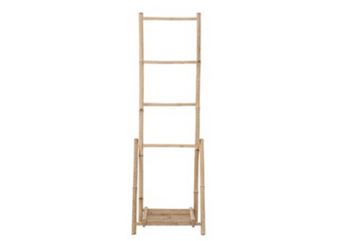  Bloomingville Bamboo Folding Ladder with Bottom Shelf 
