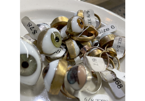  Jess Vintage Medium Eyeball Ring 