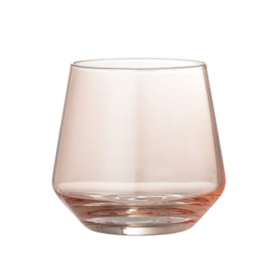 Drinking Glass, Blush Color