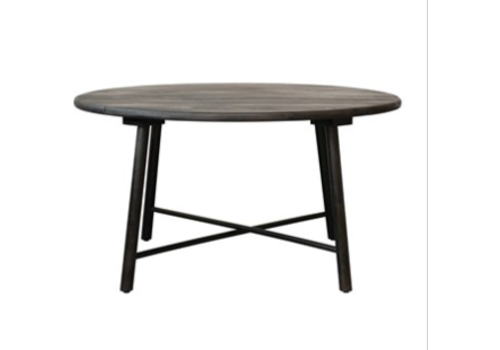  Creative Co-Op Acacia Wood Table, Black 