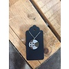 ICTMakers Stainless Round Flag Necklace
