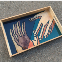Lindsey Kernodle Two Hands Tray