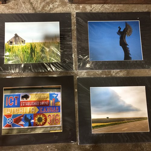  Scattered Lodge Photography (Aaron Santry) Scattered Lodge Photography Kansas Matted Photography 11x14 