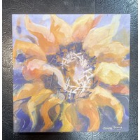 Ginny Young Sunflower at Dusk board print