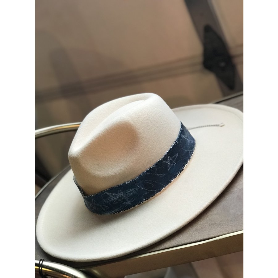 Canvas, Hand Painted Hat Band