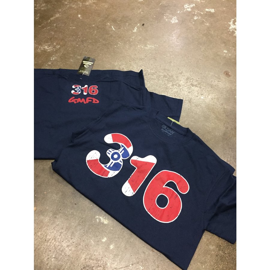 GMFD Navy 316 Shirt