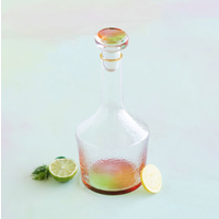 Colorful Bottom Glass Decanter