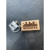 ICTMakers New Skyline Wooden Keychain