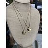 Optimistic Elephant LLC Asst. charm necklace on gold chain