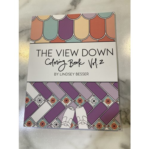  Lindsey Besser Studio Lindsey Besser The View Down Coloring Book Vol 2 