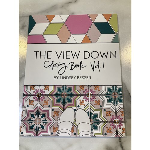  Lindsey Besser Studio Lindsey Besser The View Down Coloring Book Vol 1 