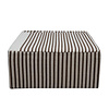 Upholstered Coffee Table/Stool Striped