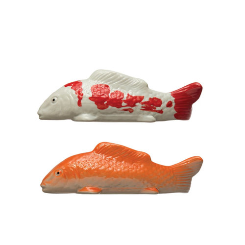  Creative Co-Op Stoneware Floating Fish 