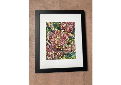  fromvictoryroad fromvictoryroad Floral Frolic Original Artwork 