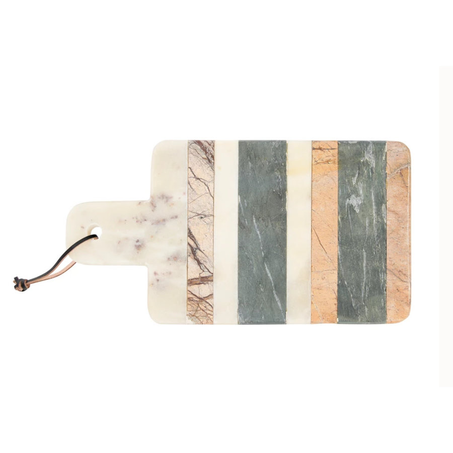 Marble Cheese/Cutting Board with Stripes
