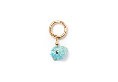 kozakh One Love Birthstone Charms December - Turquoise 