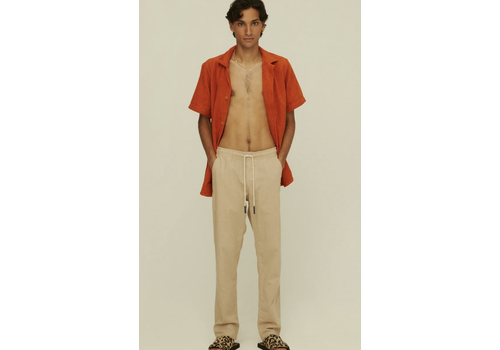  Eightball Fashion EB Beige Linen Long Pant 