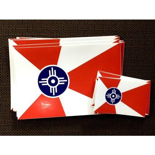  The Workroom Wichita Flag True Color Decal 