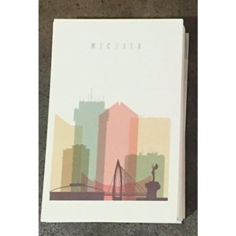 WICHITA Pastel Postcard