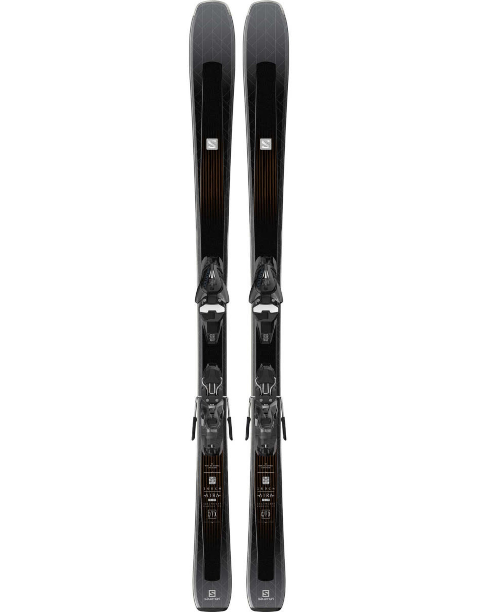 SALOMON Salomon Aira Women's Ski 76 CF +Binding L10 GW L80 Blk 140