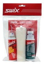 SWIX Swix Care Kit for Waxless Skis (Base cleaner, fiberlene, uni-liq glide wax)