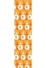 GRIZZLY GRIZZLY GRIP SHEET POSITIVE BEARS PRINT ORANGE