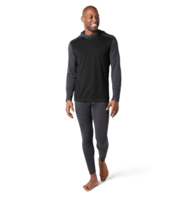 SMARTWOOL SmartWool Men's Merino 250 Baselayer Hoodie Black-Charcoal