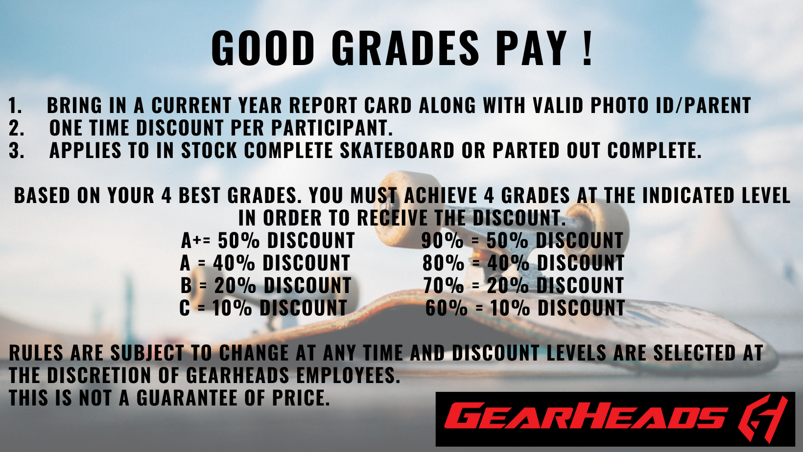 Good Grades Pay