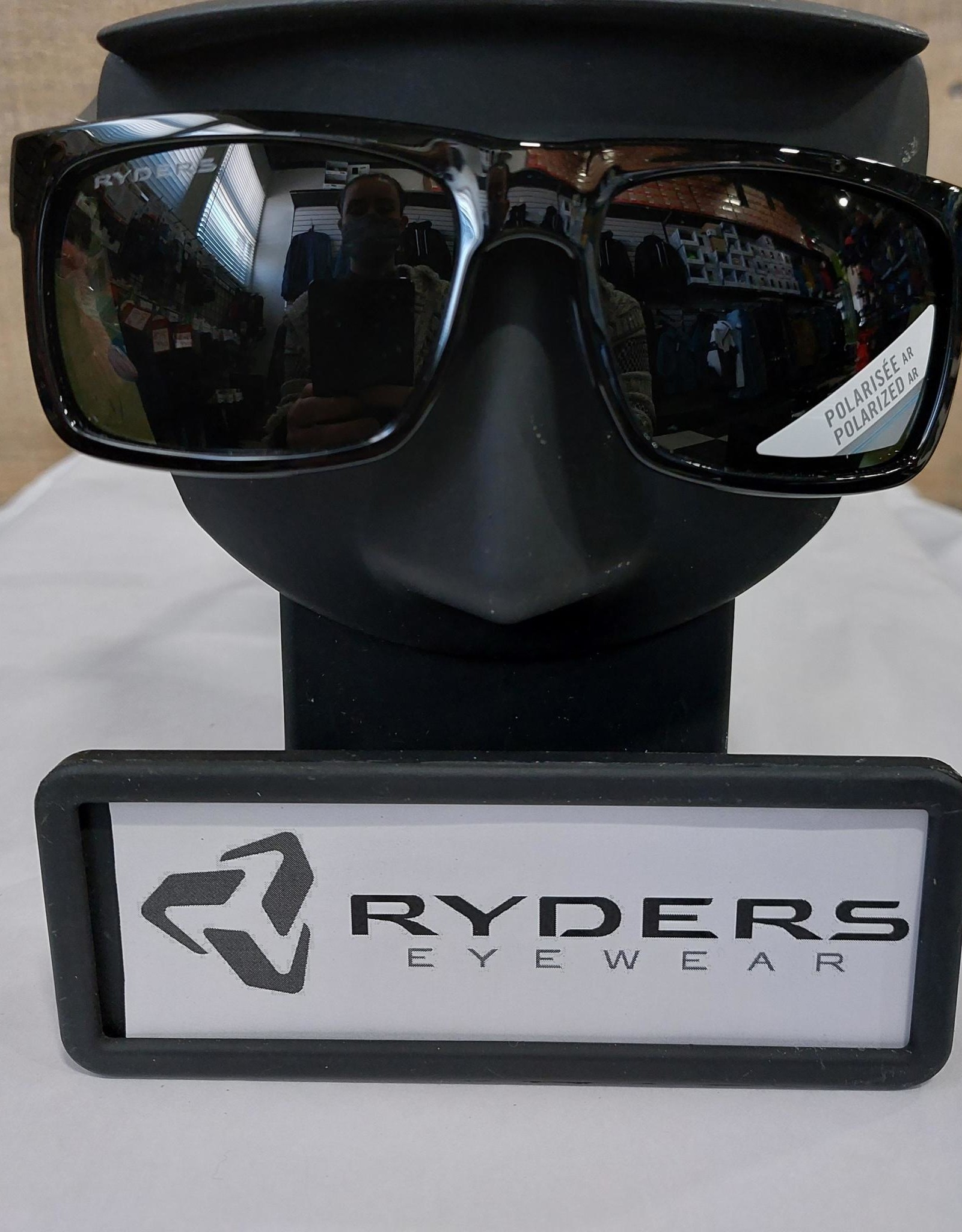 Ryders Ryders PEMBY POLAR BLACK - BLUE / GREEN LENS