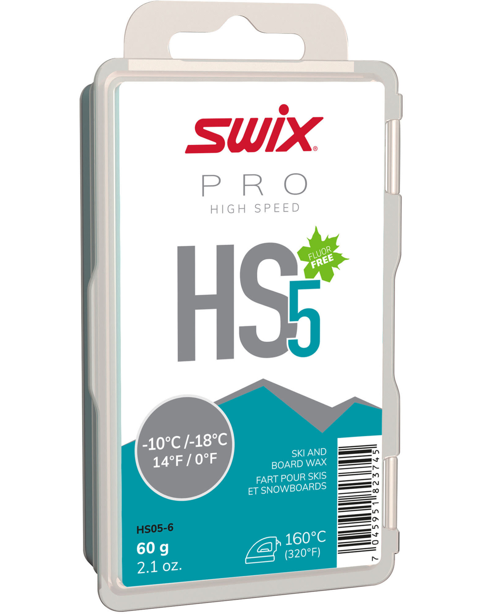 SWIX Swix HS5 TURQUOISE -10C/-18C, 60g