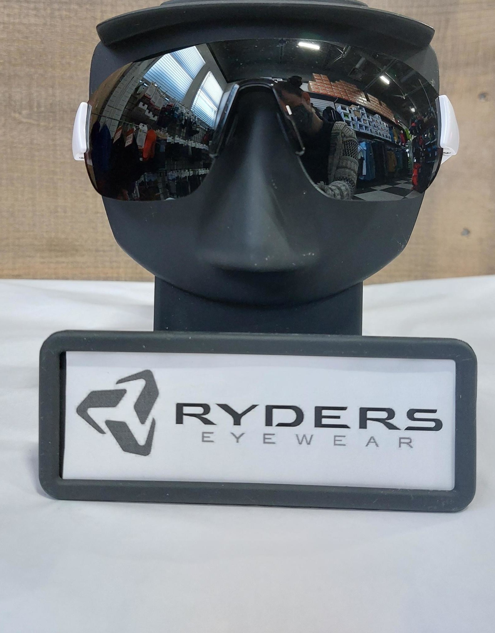 Ryders GRAFTON POLY WHITE-BLACK / GREY LENS FM ANTI-FOG