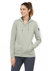 SALOMON SALOMON FZ HOODIE Women Wrought Iron/Heather