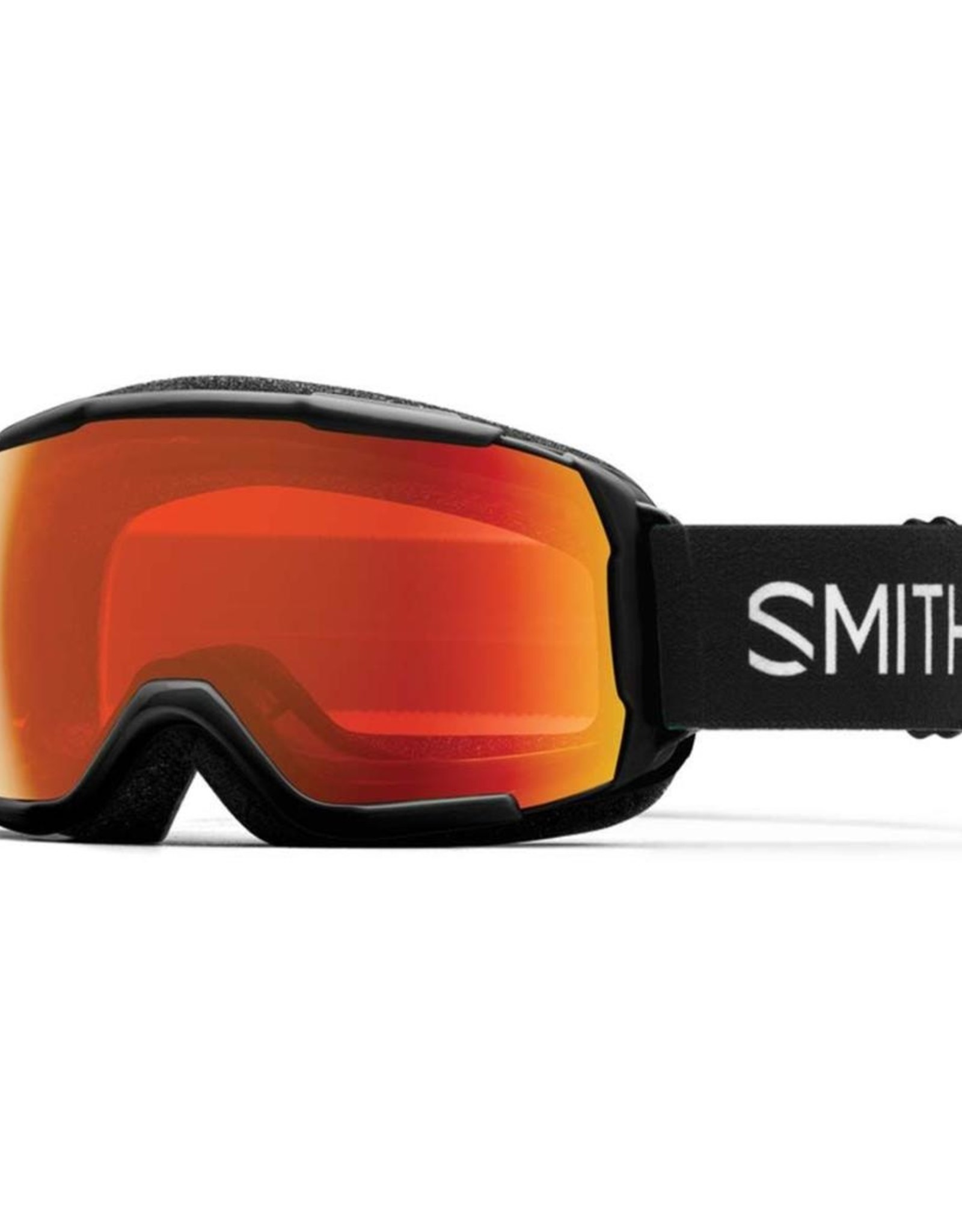 SMITH Smith Grom Jr Black frame with ChromaPop Everyday Red Mirror Lens