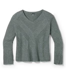 SMARTWOOL SmartWool Women's Merino 250 Crossover Neck Top Charcoal Heather