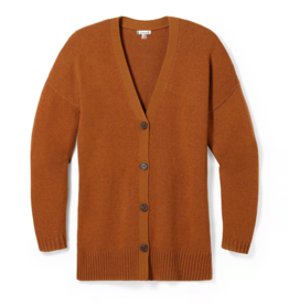 SMARTWOOL SmartWool Women's Cozy Lodge Boyfriend Cardigan Acorn Heather