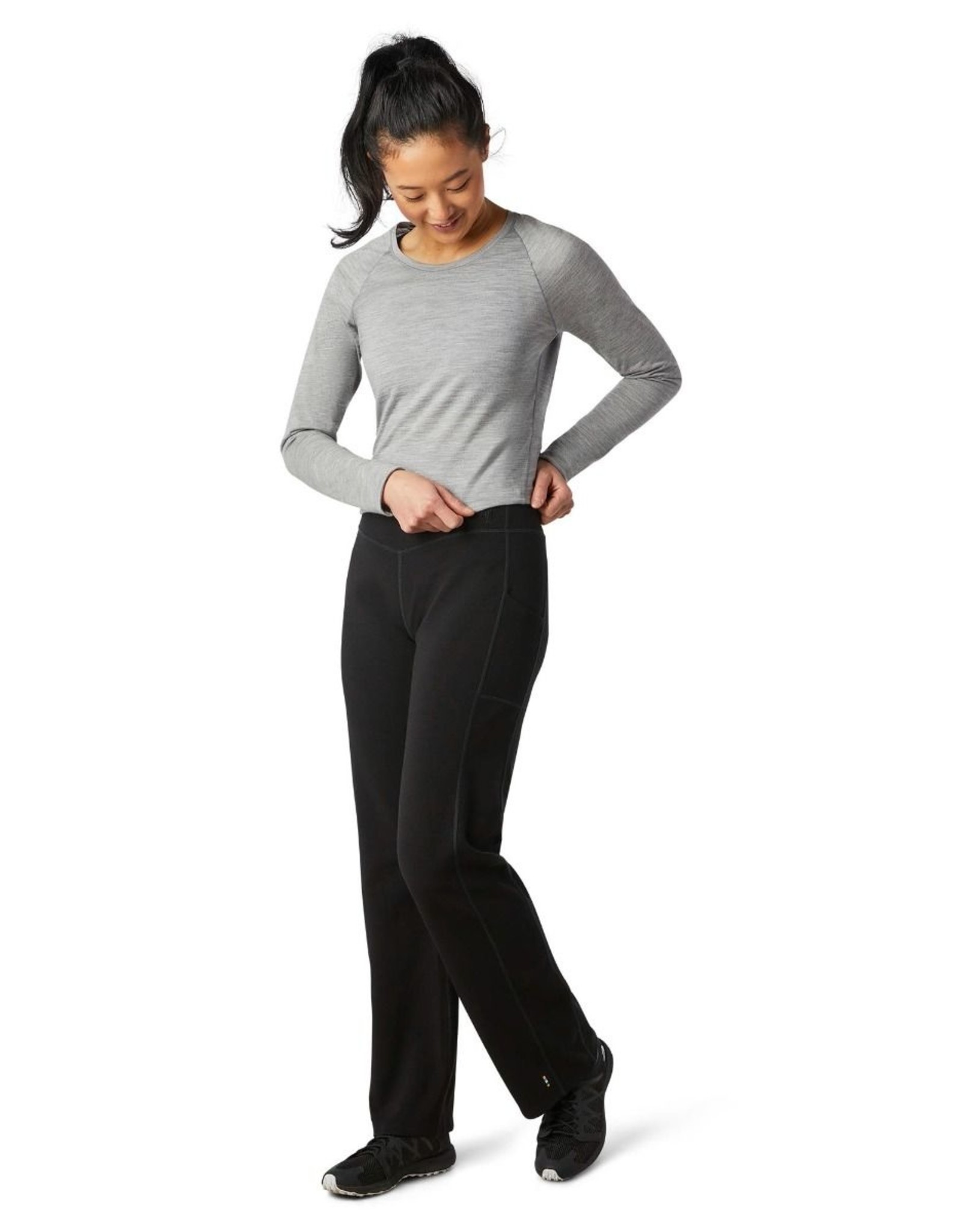 SMARTWOOL SmartWool  Women's Straight Leg Pant-BLACK