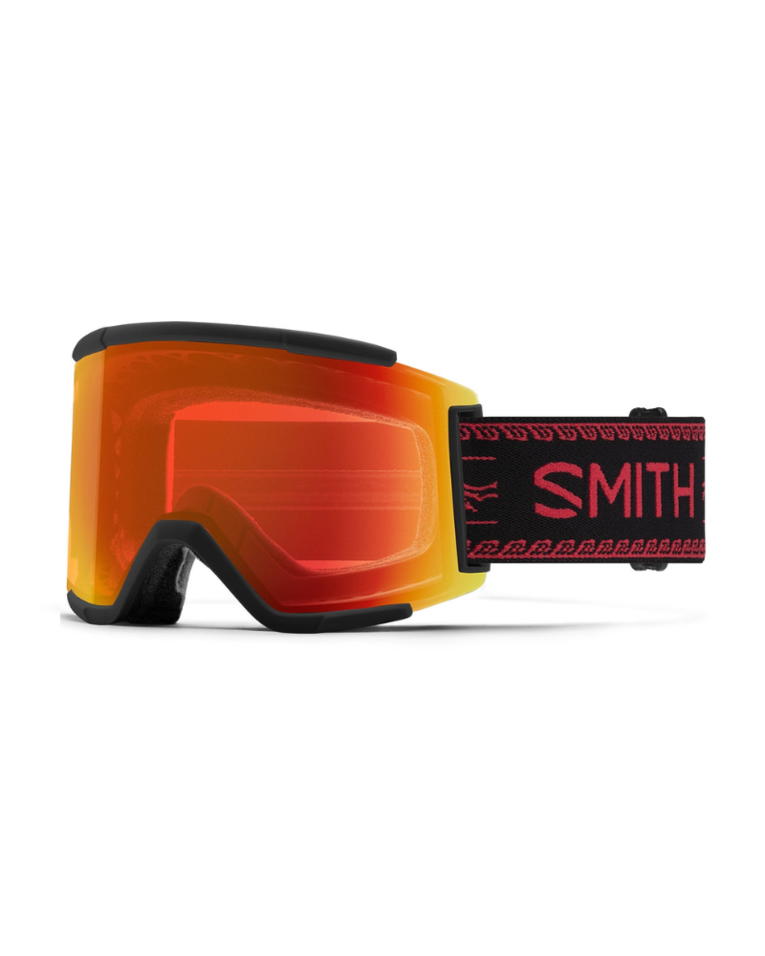 Smith Squad XL AC-Zeb Powell ChromaPop Everyday Red Mirror & Storm Rose  Flash Lens