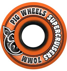 PIG WHEELS Pig Cruiser Wheels Supercruiser orange 70mm