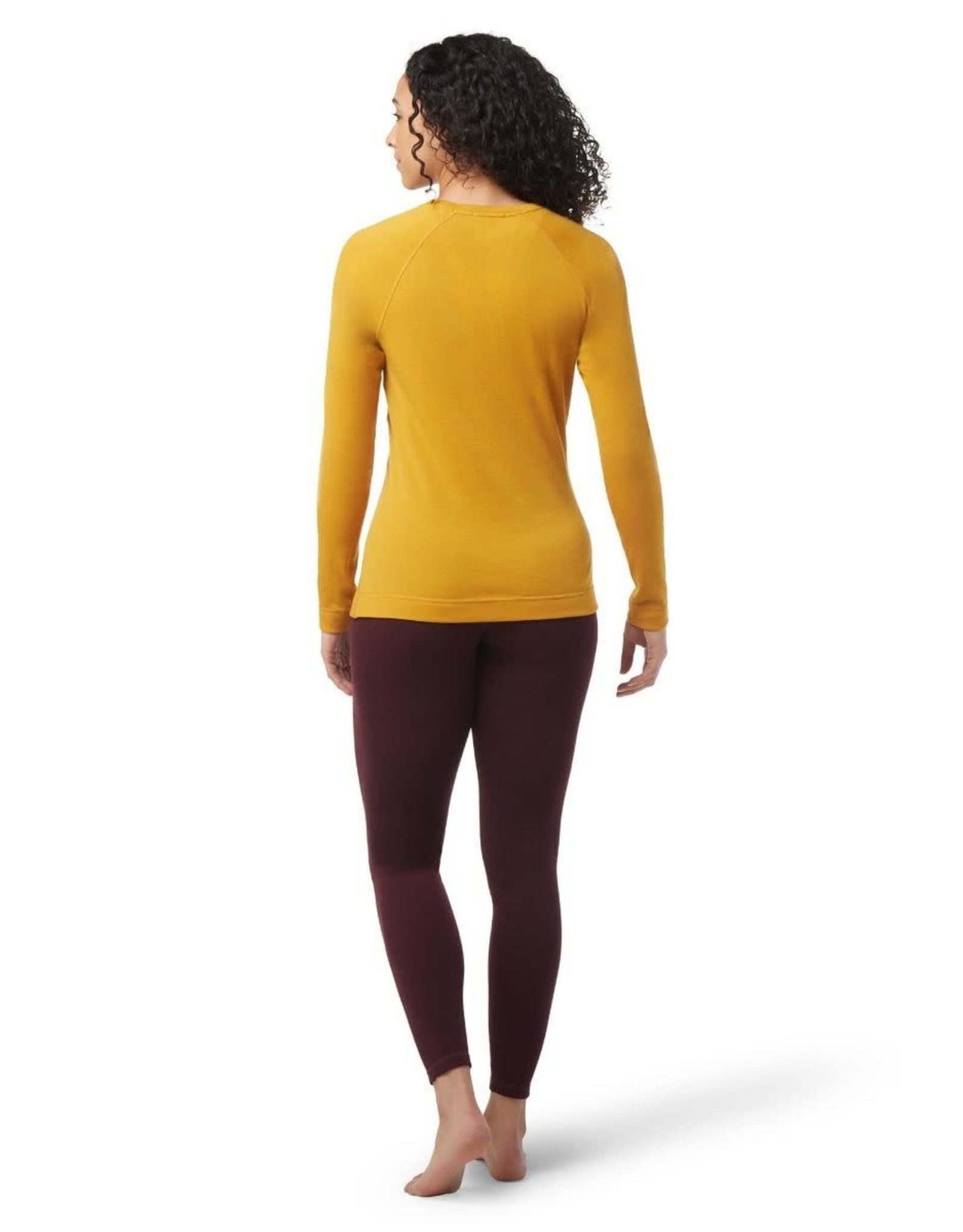 SmartWool Women's Merino 250 Baselayer Crew Med-HONEY GOLD HEATHER -  GearHeads