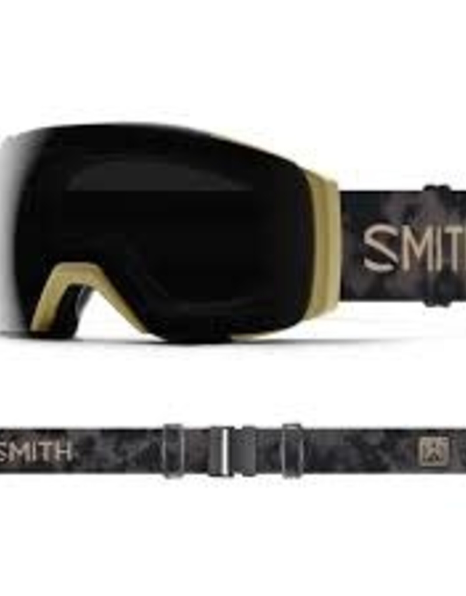 SMITH Smith I/O Mag XL Sandstorm Mind Expanders w Sun Black & Storm Blue Sensor Mirror Lenses
