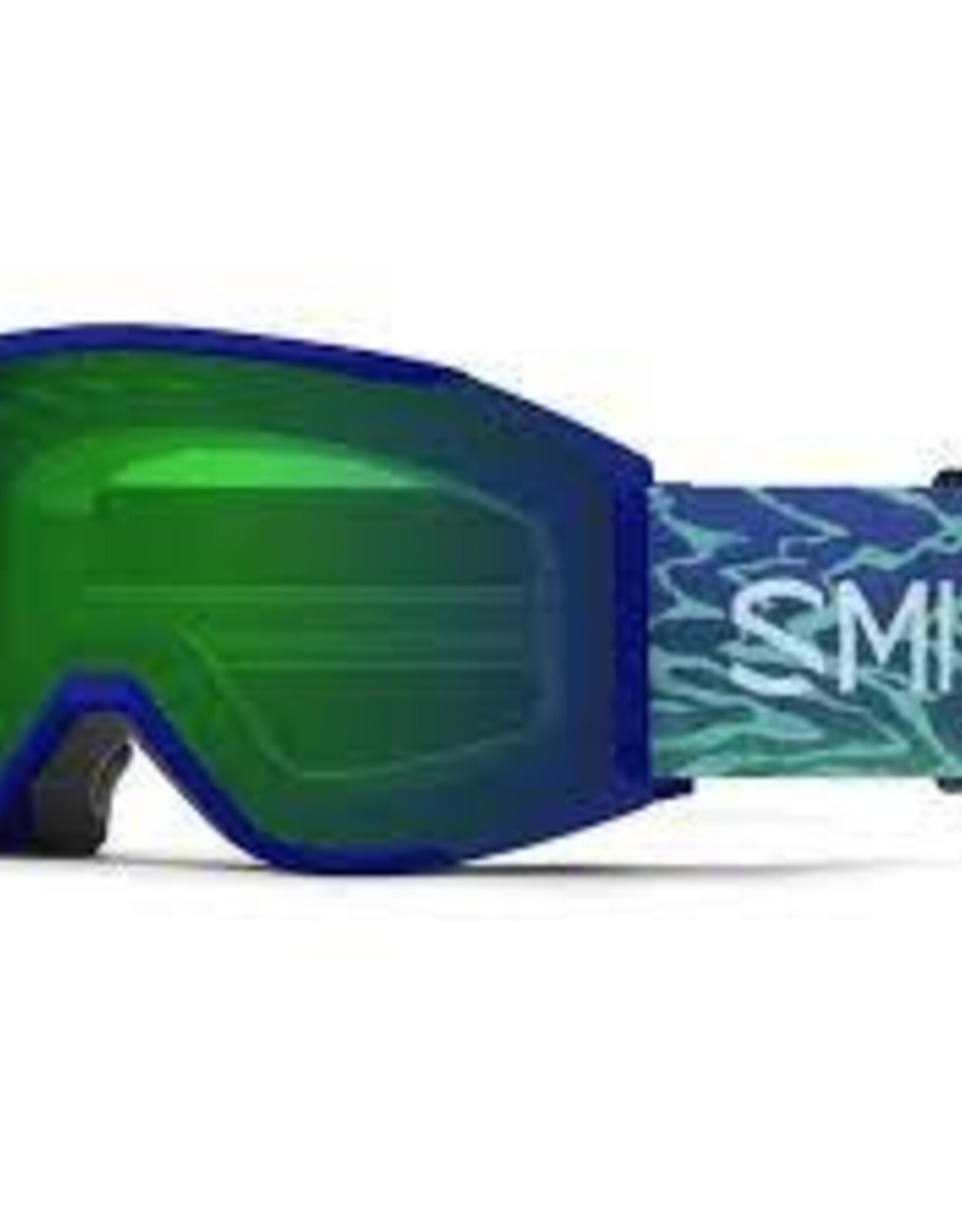 SMITH Smith Squad Mag Lapis Brain Waves w Everyday Green Mirror & Storm Blue Sensor Mirror Lenses