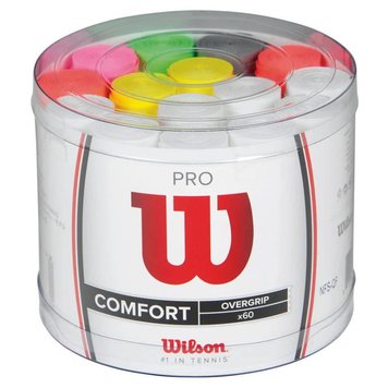 Wilson Wilson Pro Overgrip Comfort, 60 Pack Bucket