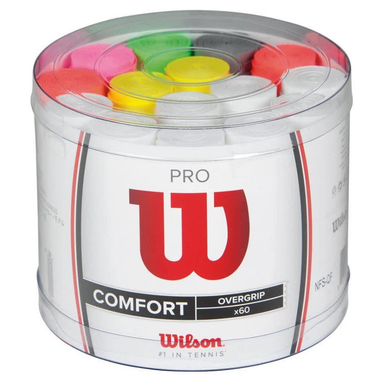 Wilson Wilson Pro Overgrip Comfort, 60 Pack Bucket