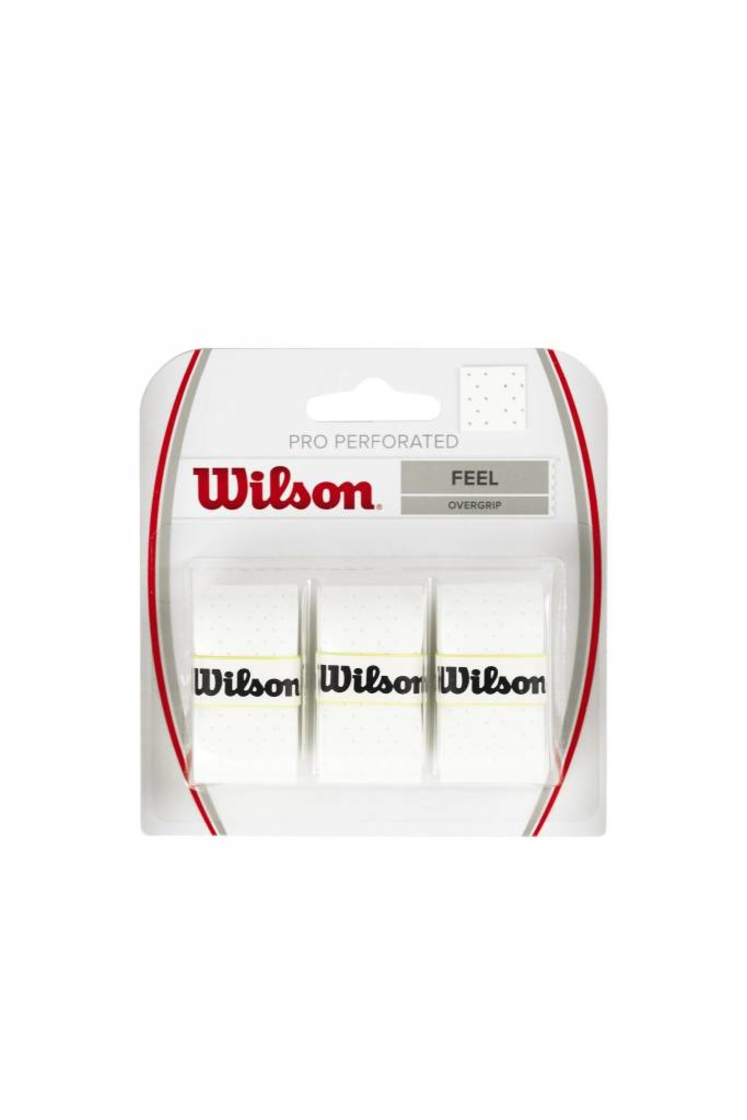 thumbnail image 2 of Wilson Pro Overgrip Ton 3-Pack White - Owijki Do Rakiet Ton 2 of 11